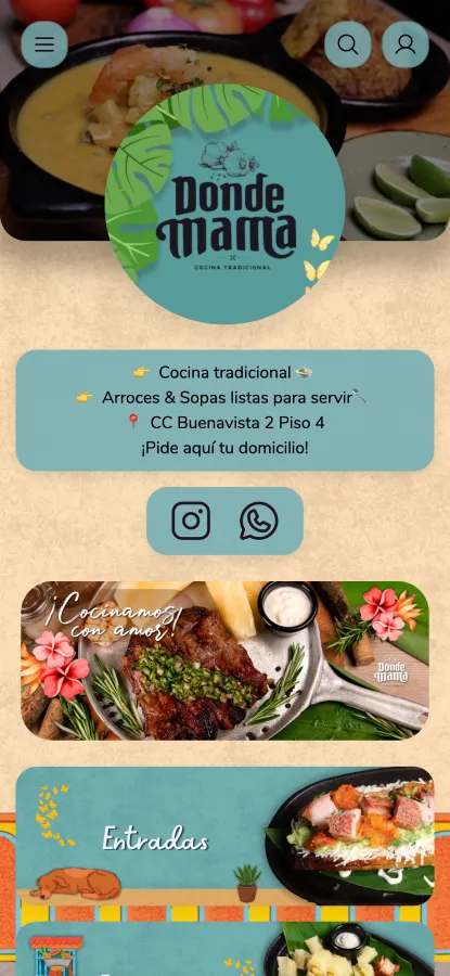 Ejemplo 4 de diseño de tienda