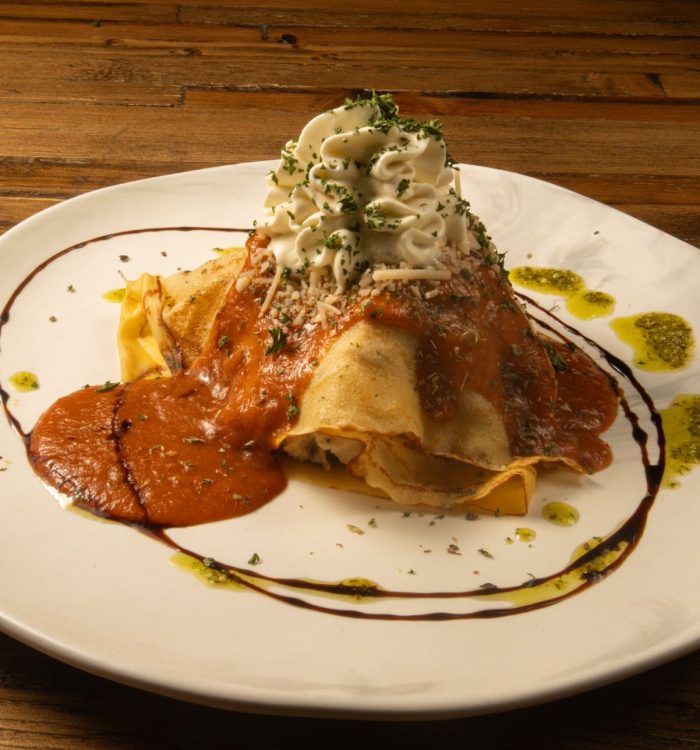 Crepe a la Boloñesa