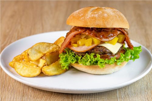 Hamburguesa hawaiana