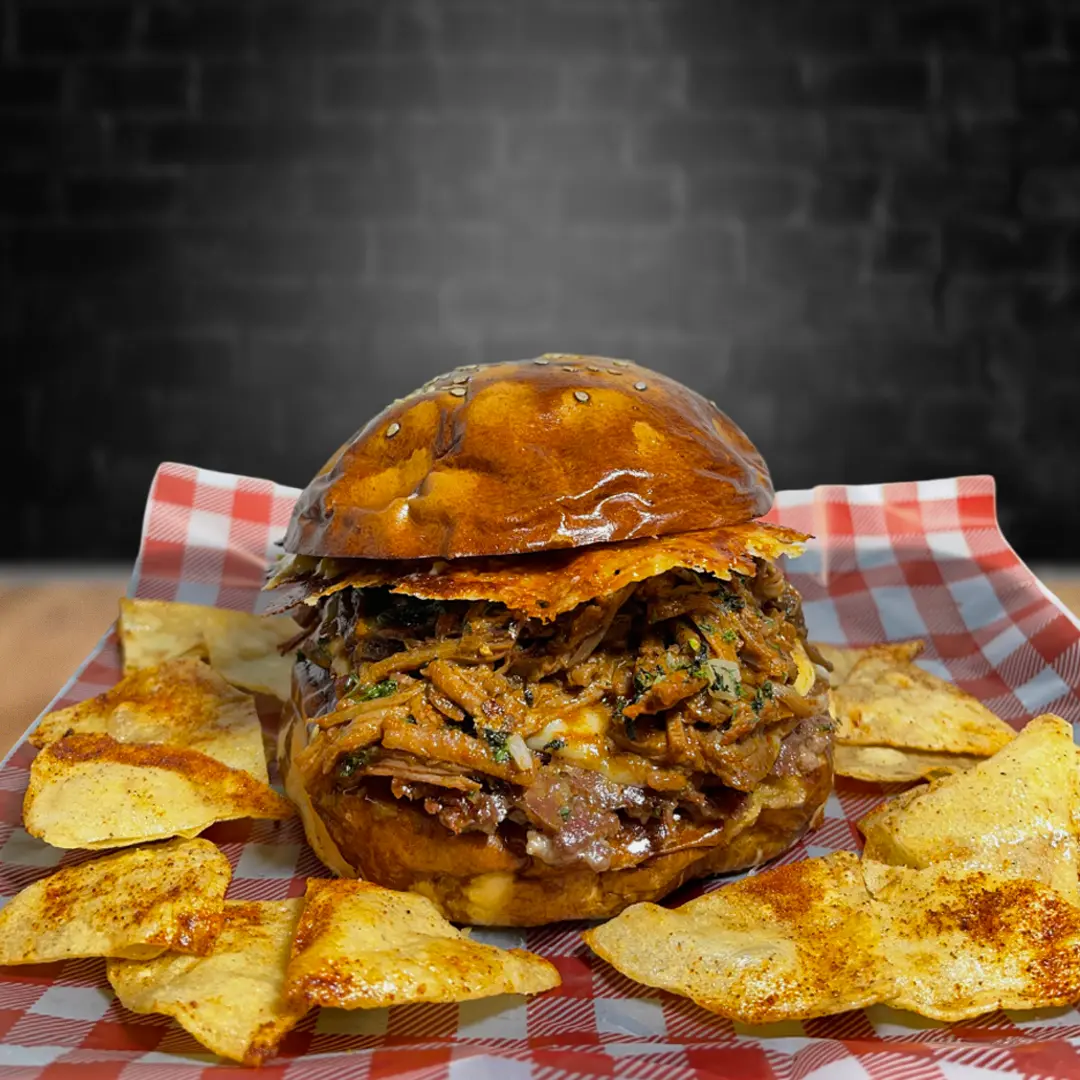 HAMBURGUESA DE BIRRIA
