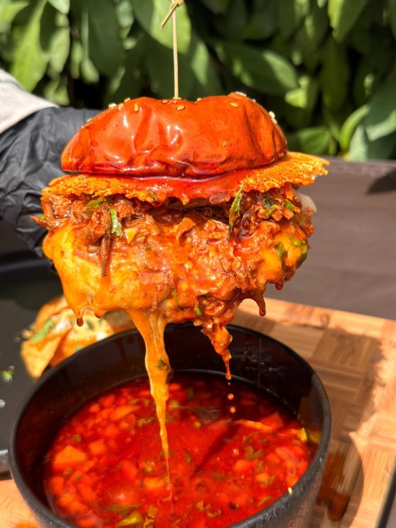 HAMBURGUESA DE BIRRIA