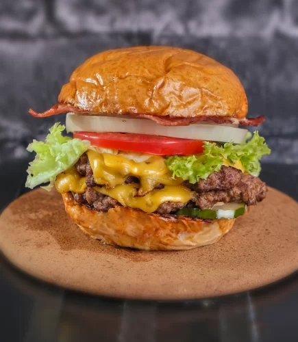 Clásica Doble Cheese Burger