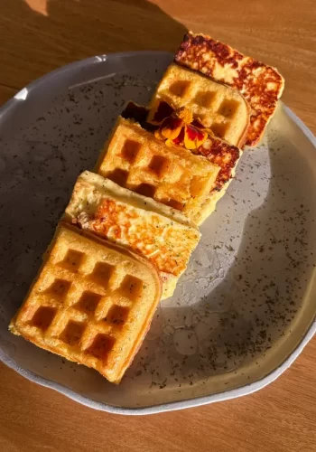 Waffles de Choclo