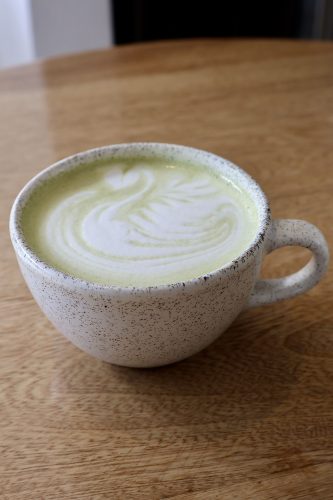 Té matcha latte