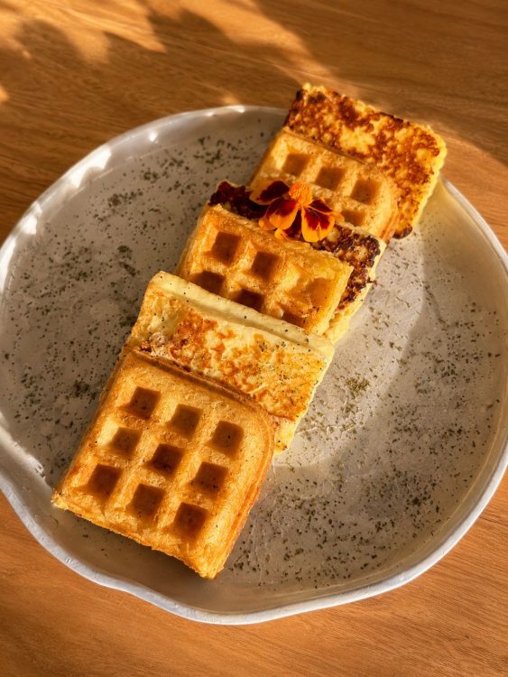 Waffles de Choclo