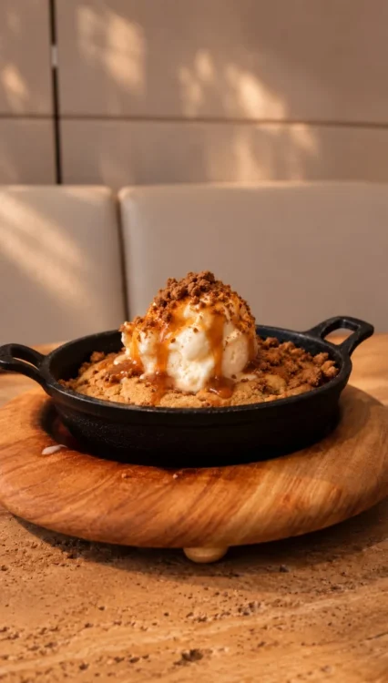 Appe Crumble Cookie Pie