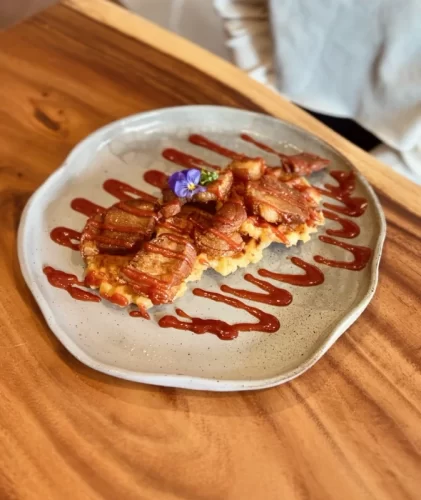 Waffles de Pan de Bono