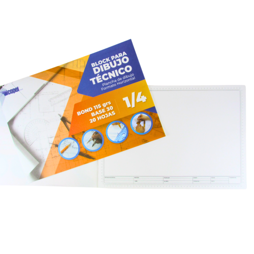 Block Papel Bond 115 g Base 30 1/4 x 20 Hj