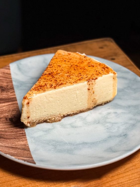 Cheesecake de mango biche.