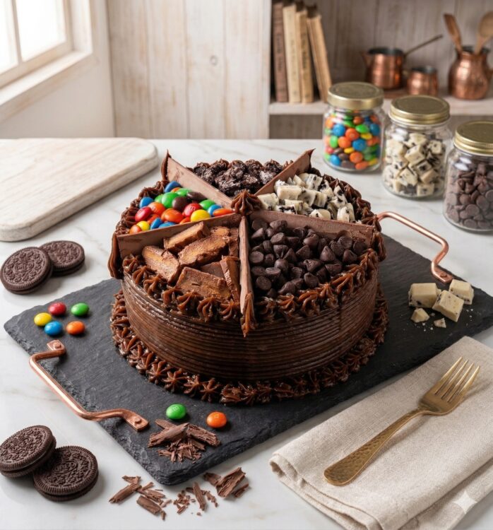 TORTA CON TOPPINS CHOCOLATE