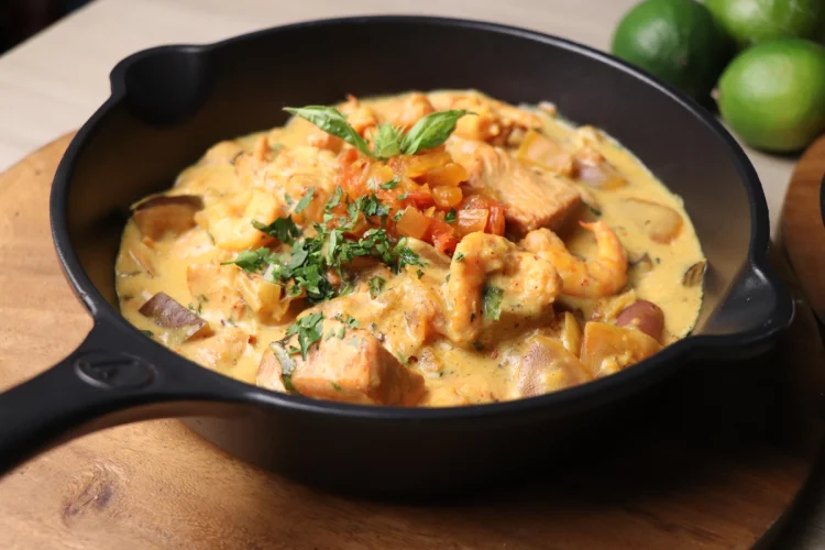 Cacerola de Pollo con Camarón
