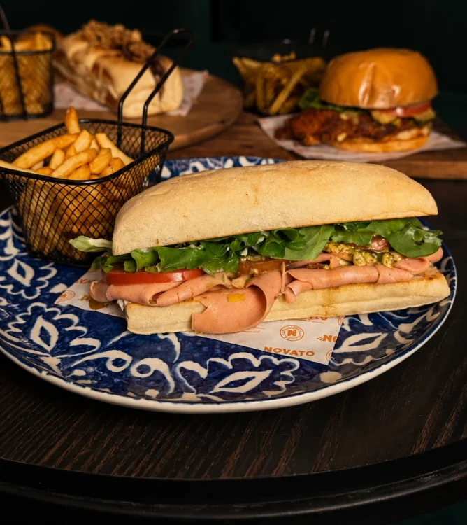 Sándwich de Mortadela & Pistacho
