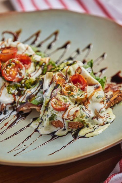 Burrata Caprese Toast