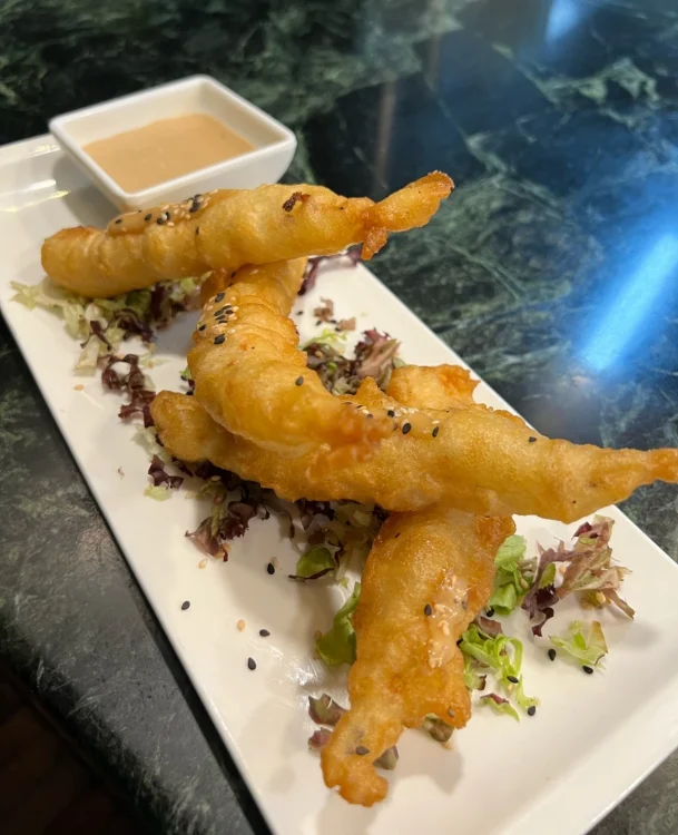Langostinos Tempura