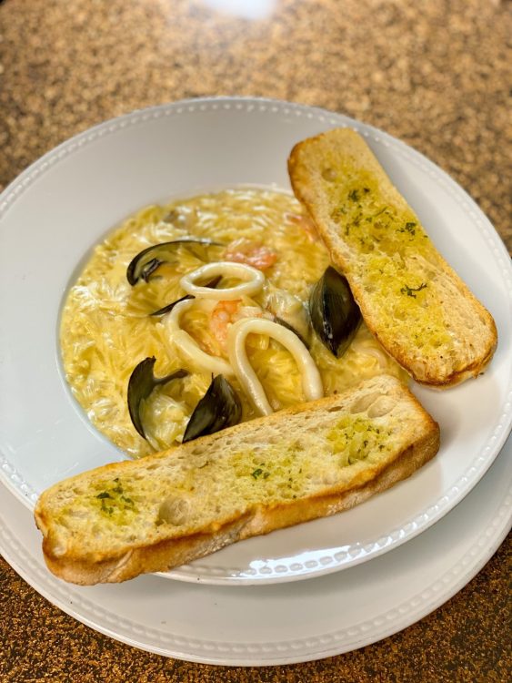 Orzo de mariscos