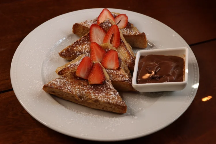 Con Fresas Frescas y Nutella