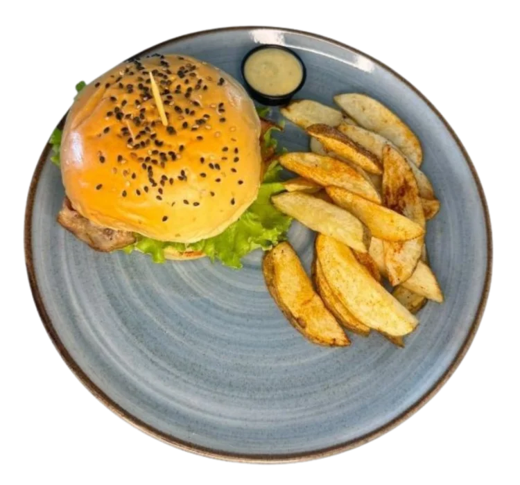 HAMBURGUESA DE LA CASA