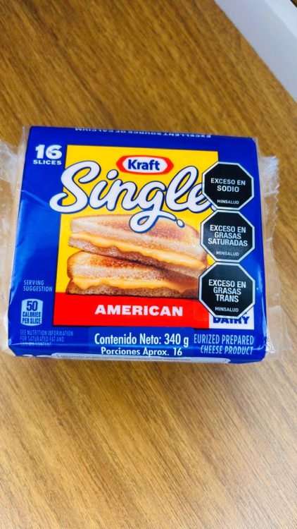 Cheddar Kraft Singles American