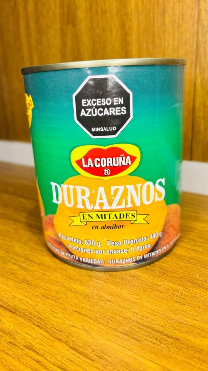 Duraznos en Mitades La Coruña