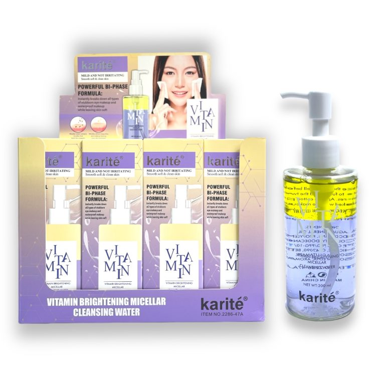 Limpiador bifásico karite