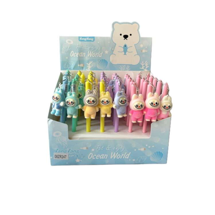 Lapicero labubu peluche