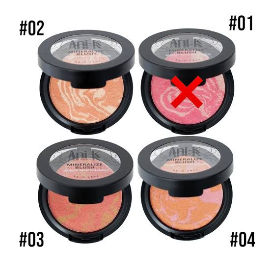 Rubor mineralizado ani-k