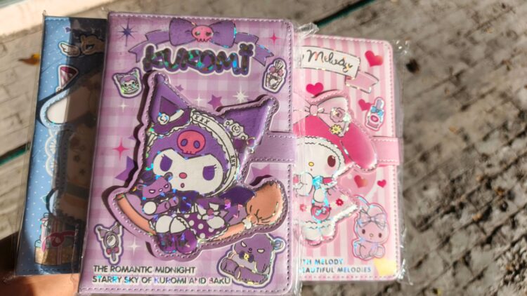 Libreta my melody-kuromi