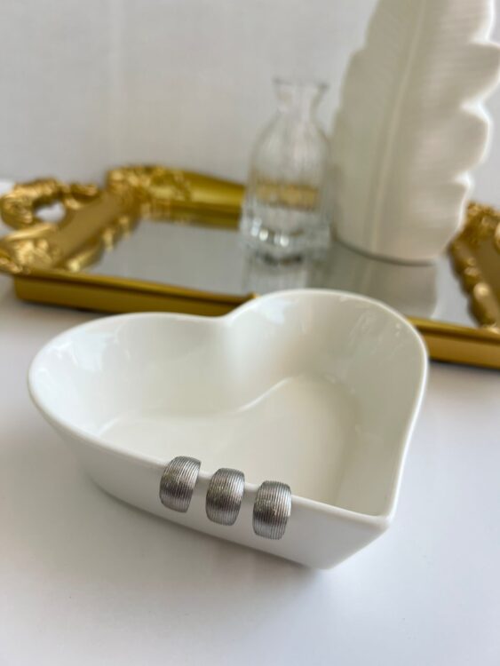 Earcuff plateado lineas 417207