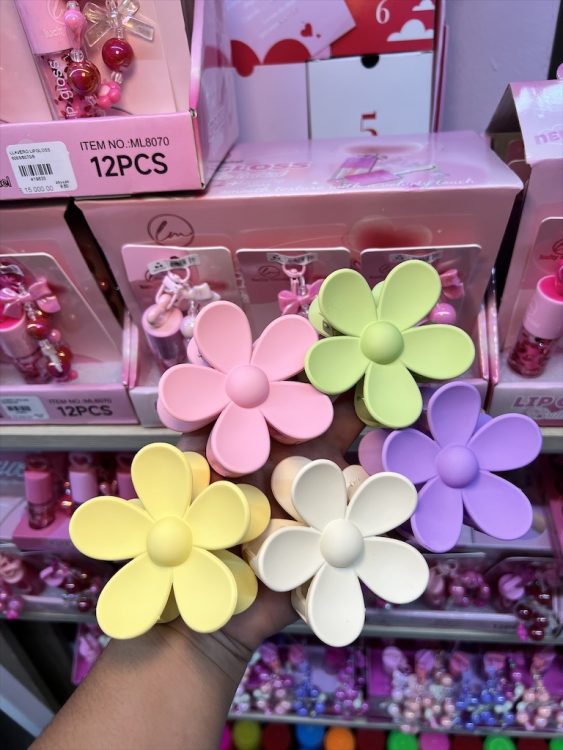 Pinza flor Colores Matte 9647