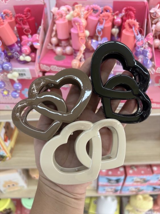 Pinza Corazones nudes 9630