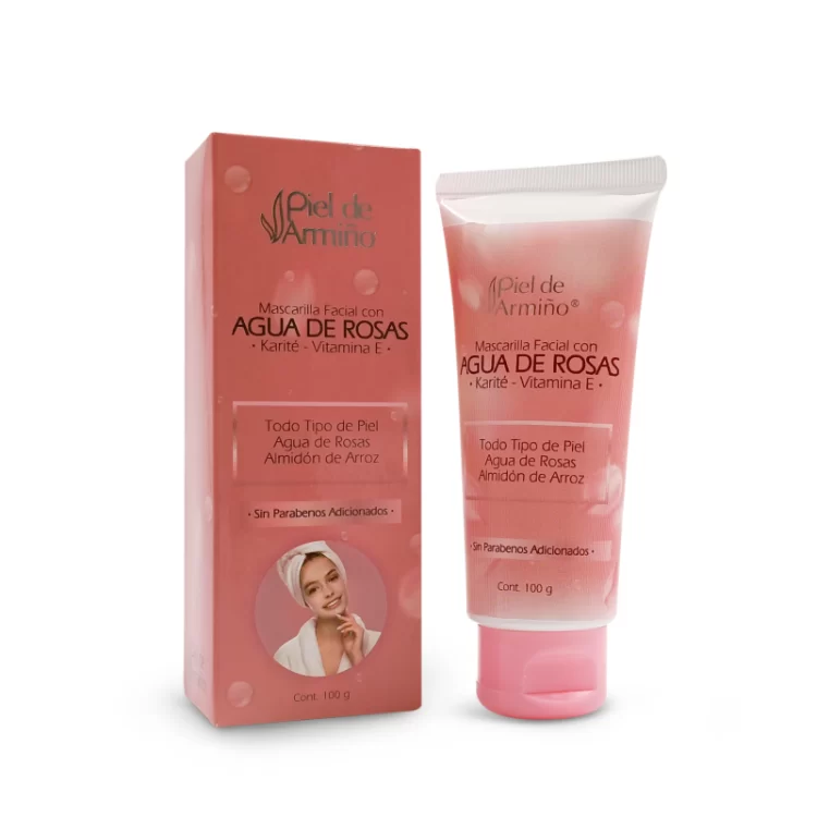 Mascarilla agua de rosas