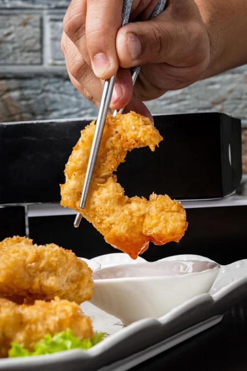 Langostinos Crocantes en Panko