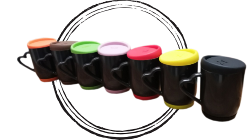 Mug Tapa y Base Mágico