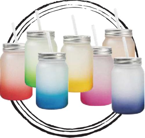 Mason Jar Fondo Color