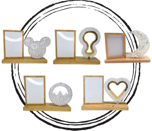 Portarretrato Lámpara Formas