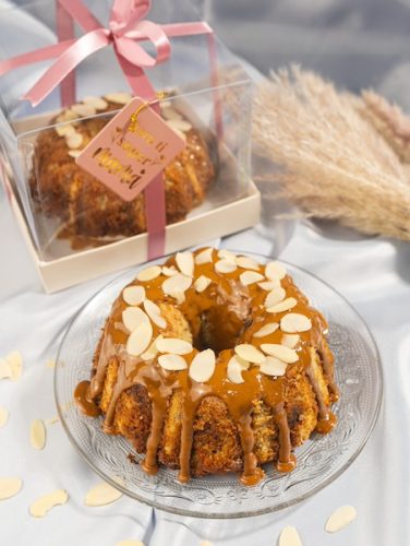 Torta de banano sin azúcar