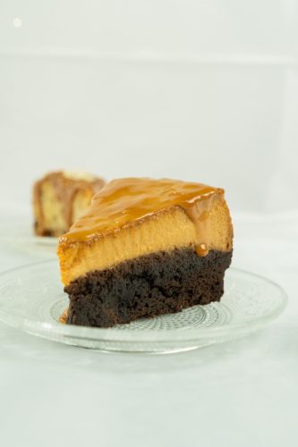 Porción chocoflan sugar free