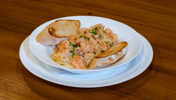 Pasta con Camarones