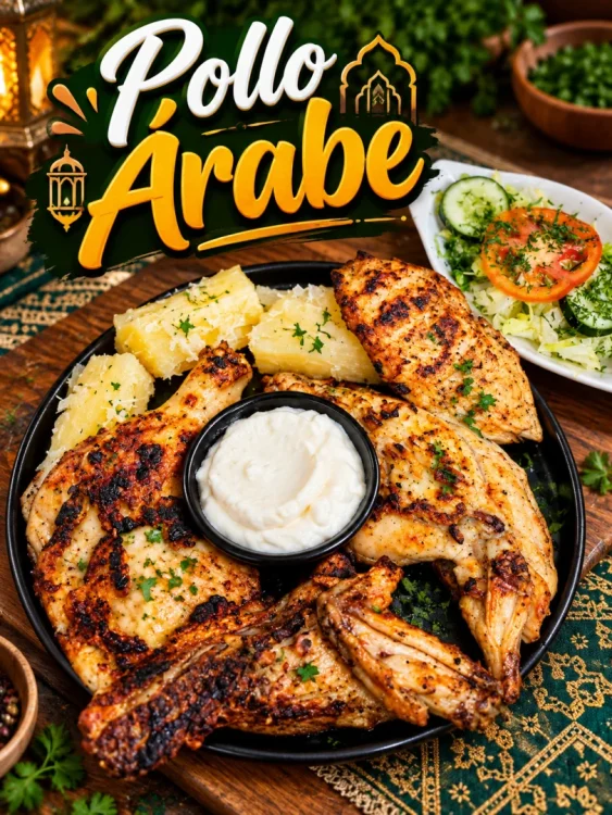 1/2 Pollo Árabe