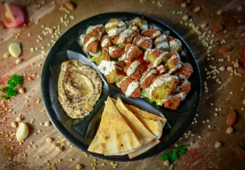 Shawarma al Plato de Falafel