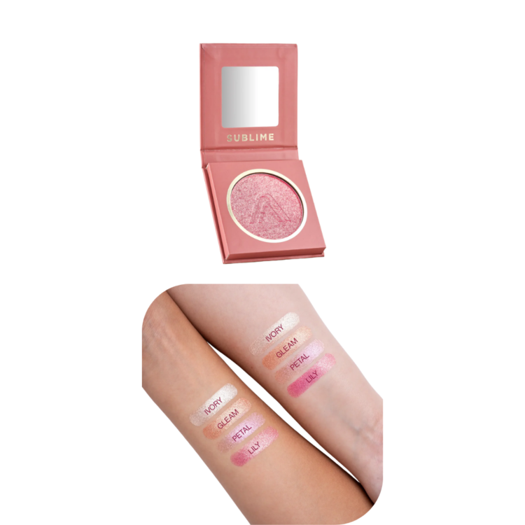 Iluminador en Polvo Compacto Sublime Atenea