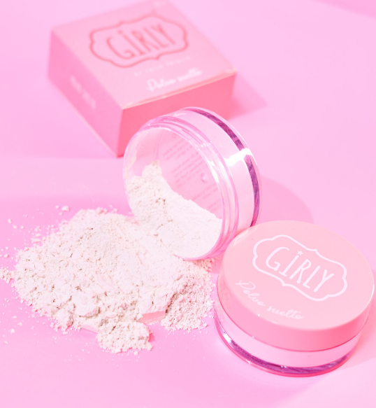 Polvo Suelto Mini Rosado Girly