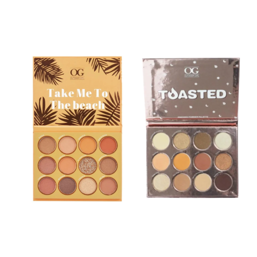 Paleta de Sombras OG REF. Toasted y Take Me To The Beach