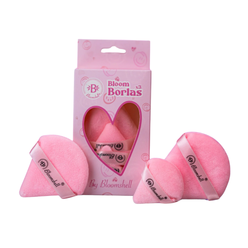 Set Borlas x3 Corazón Bloomshell