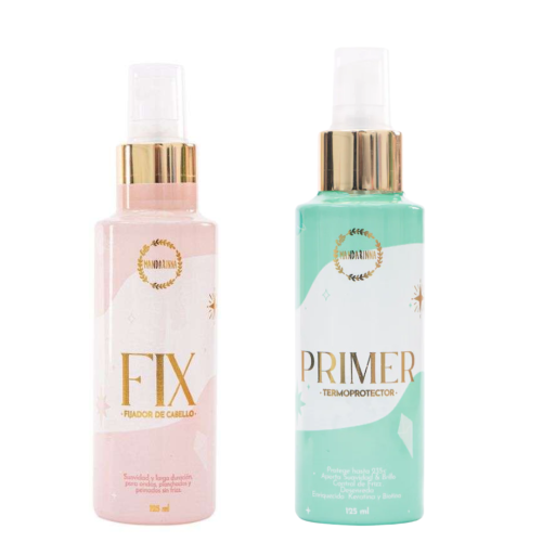 Primer y Fijador de Cabello Termoprotector Mandarina