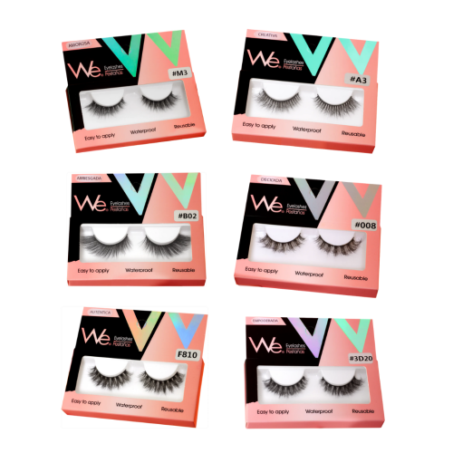 Pestañas We Cosmetics Individuales