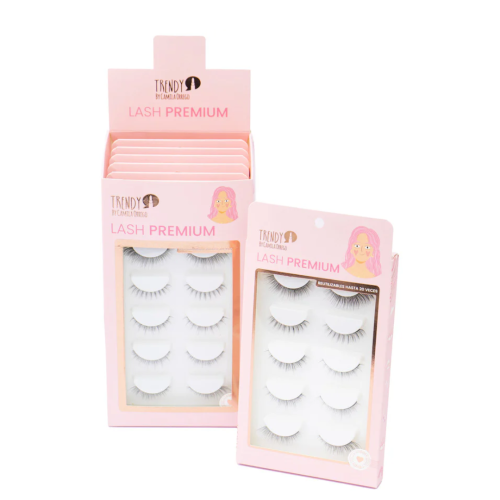 Set de Pestañas x5 Trendy