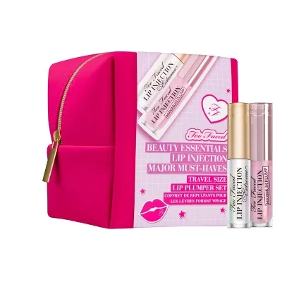 Kit Beauty Essentials: Lip Injection Major Must-Haves Lip Plumper Too Faced