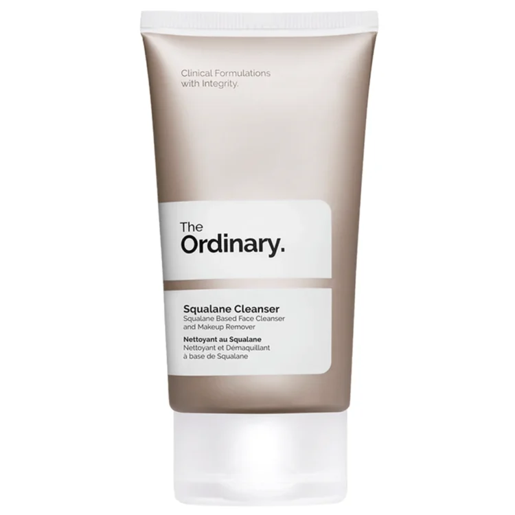 Limpiador de Escualano Removedor de Maquillaje Hidratante The Ordinary