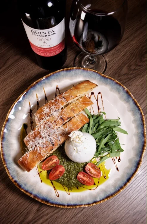 Burrata al pesto